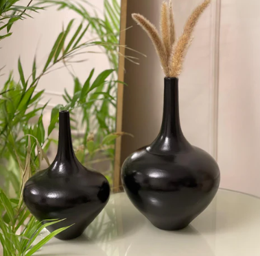 Set Of Decoration - Pottery - Black