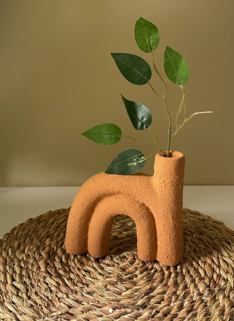 Vase - Pottery - Multi Color