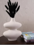Vase - Pottery - Off White