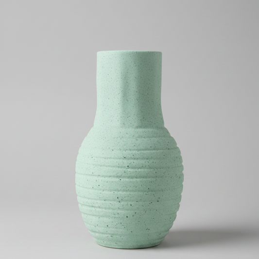 Vase - Pottery - Turquoise