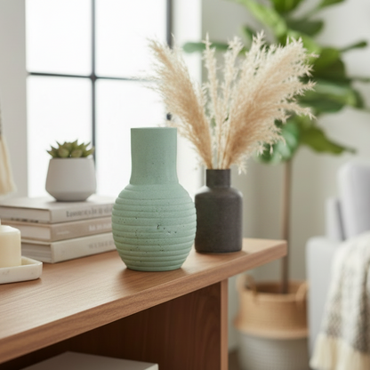Vase - Pottery - Turquoise