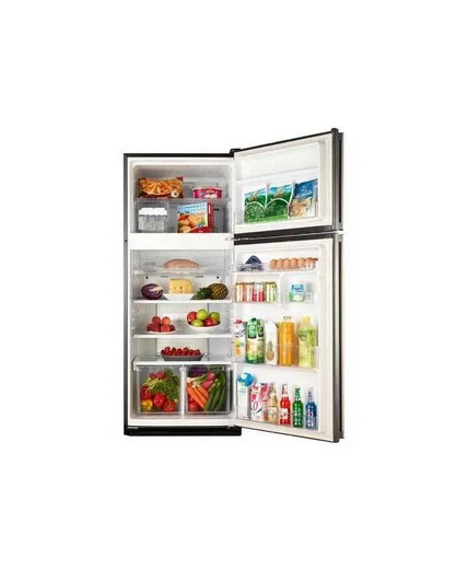 Sharp Refrigerator 396 Litre 2 door Digital With Plasma Cluster Dark Stainless SJ-PV48G-DST