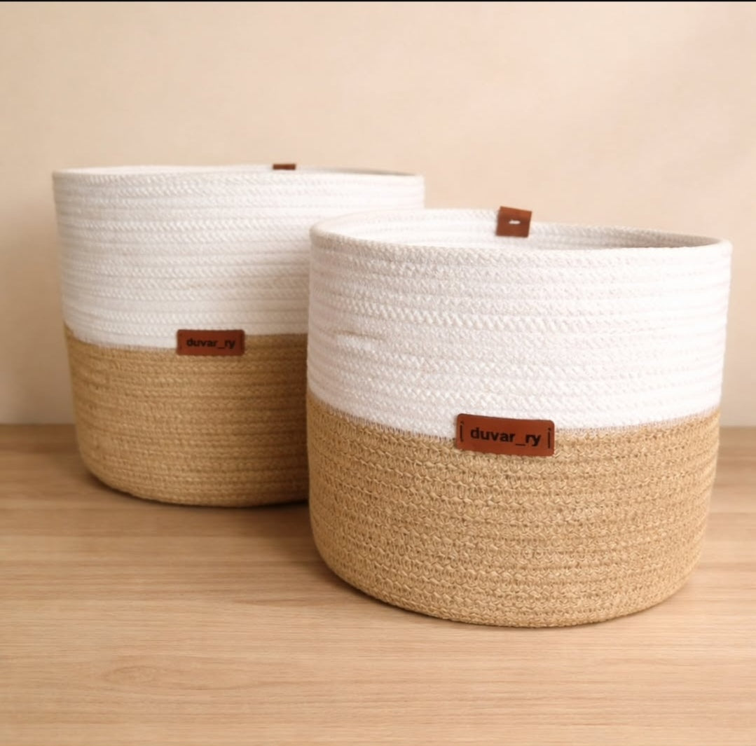 Storage Baskets -  2 Pieces