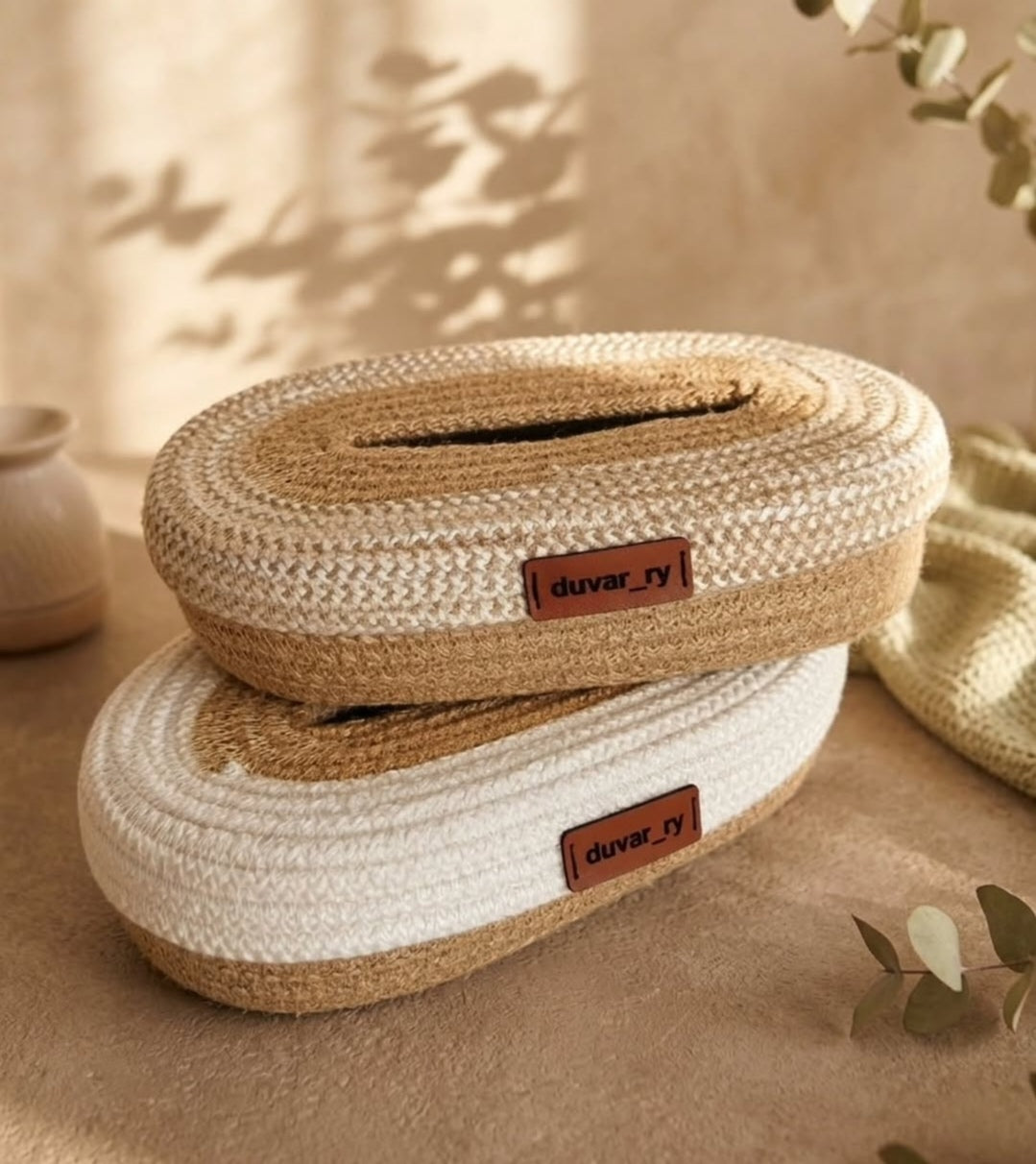Oval Tissue Box - 12*25*9 cm