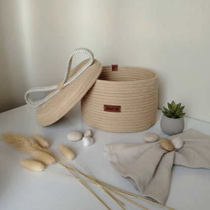 Basket with Cover - 30*15 cm