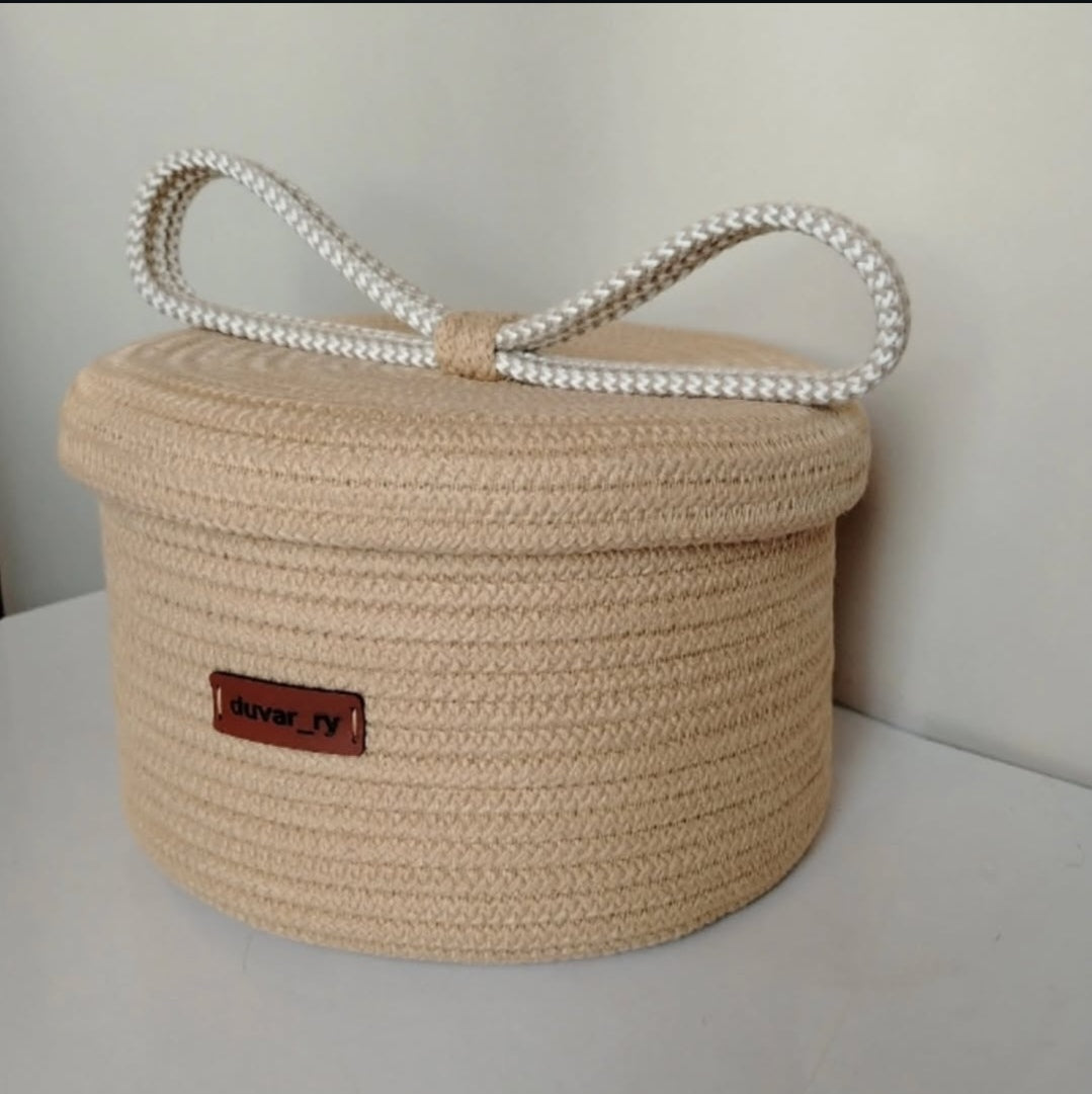 Basket with Cover - 30*15 cm
