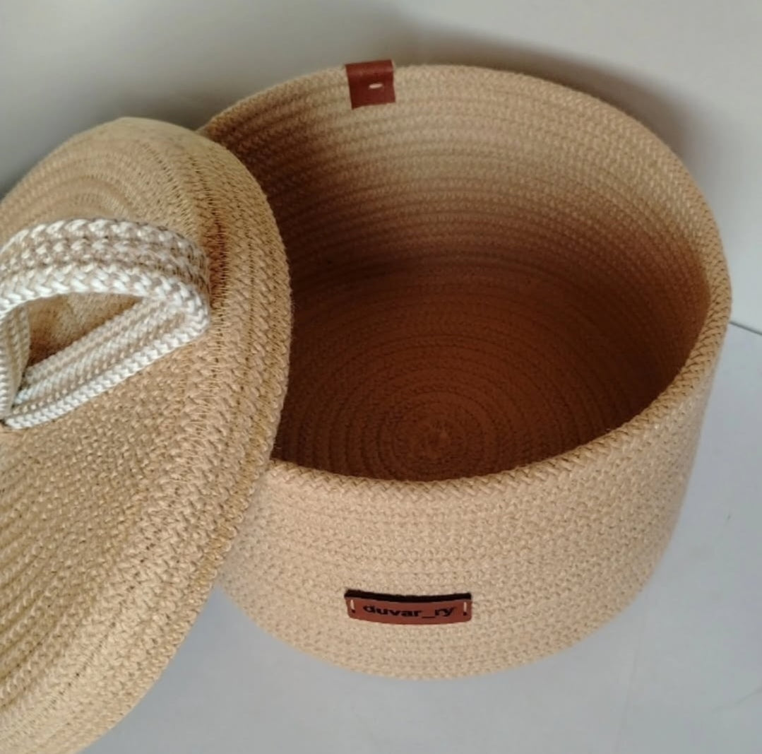 Basket with Cover - 30*15 cm