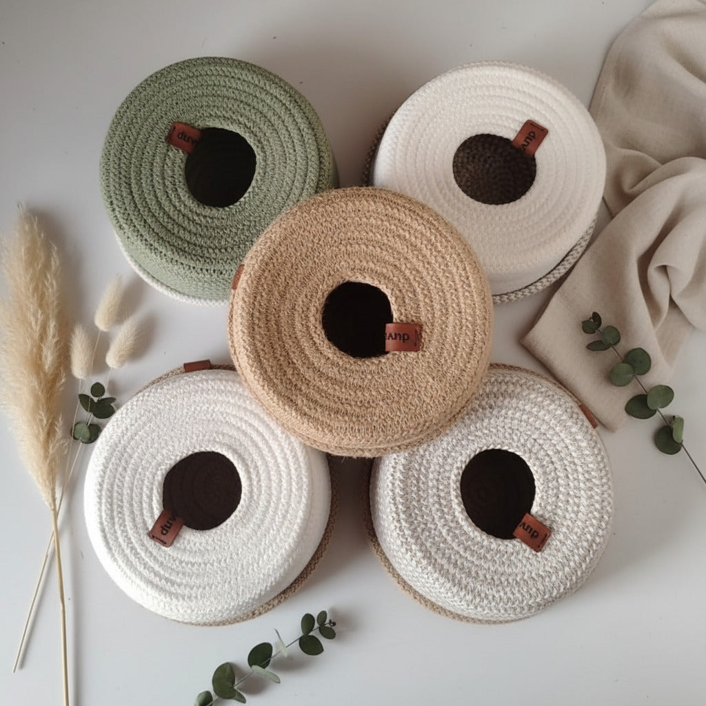 Round Tissue Box - 20*10 cm