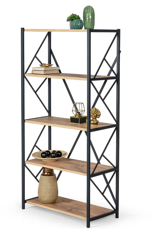 وحدة عرض - فولاذ - MDF - أسود.SG.DU.200.0059