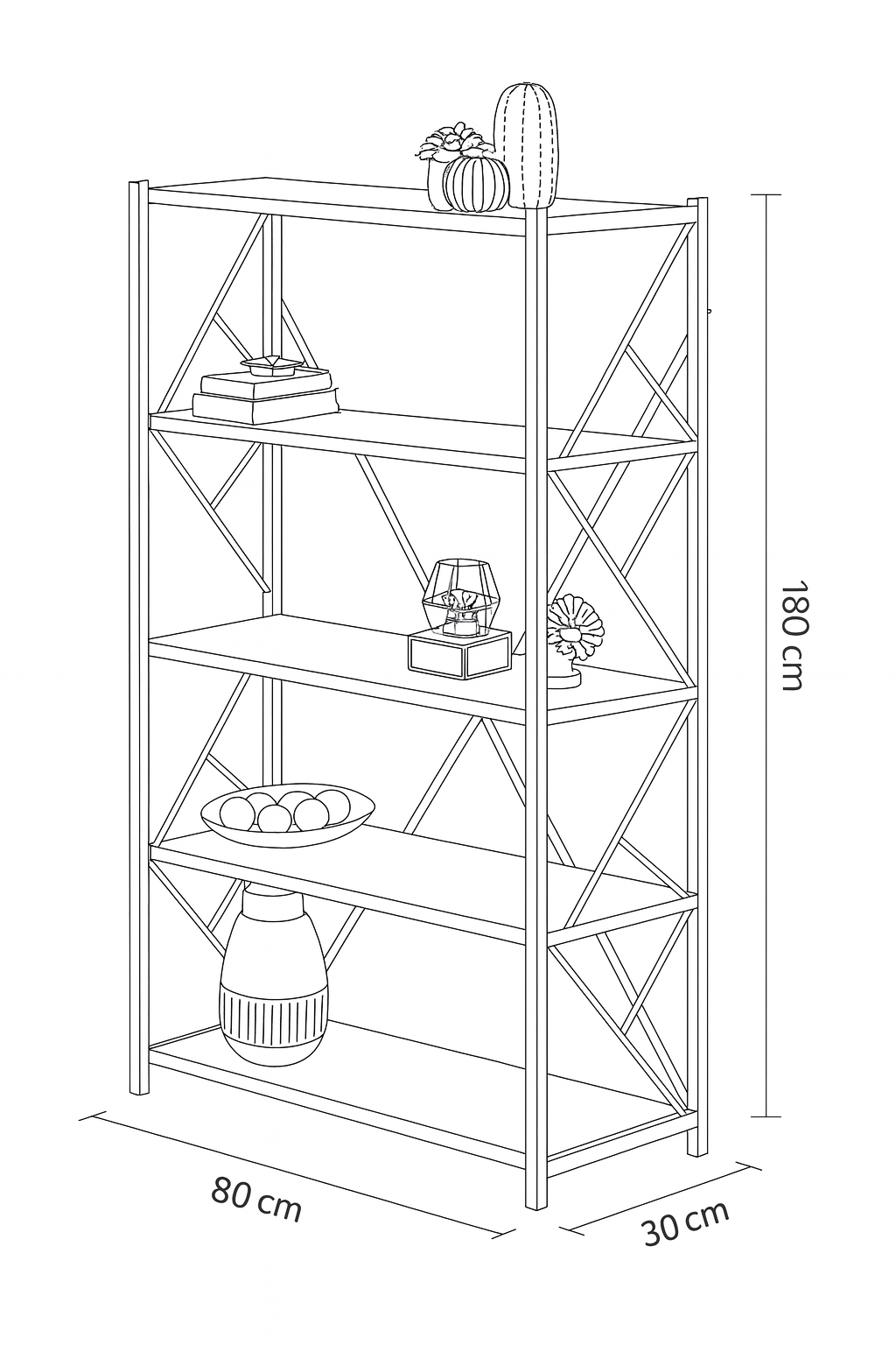 وحدة عرض - فولاذ - MDF - أسود.SG.DU.200.0059