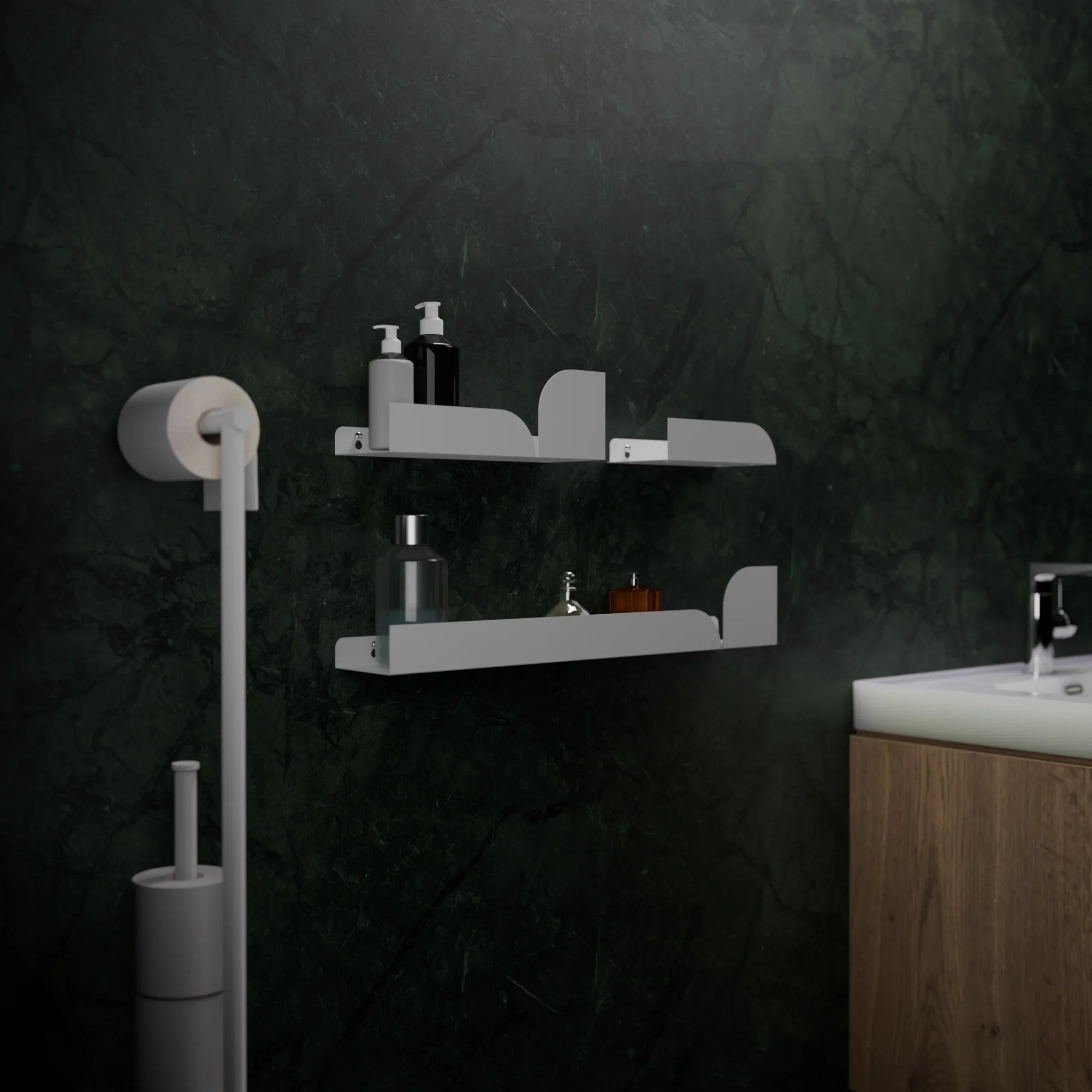 Shampoo Holder - Steel - Multi Color - 20×30×60×10×10 cm - Cataloug