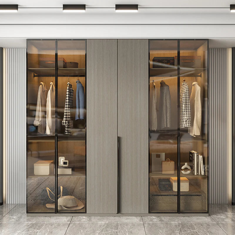 دريسنج - MDF - رمادي - 240x50x200 سم