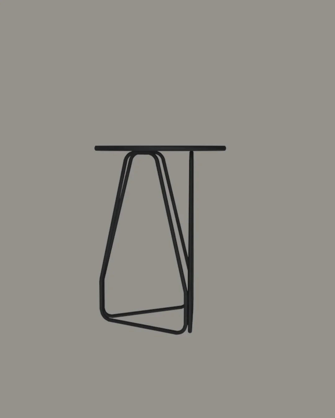 Side Table - Steel - Multi Color - 40×40×54 cm - Cataloug