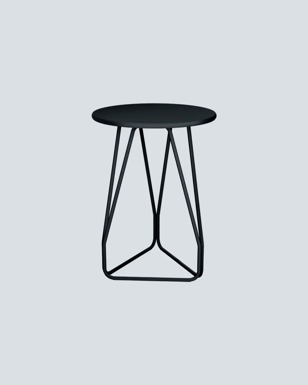Side Table - Steel - Multi Color - 40×40×54 cm - Cataloug