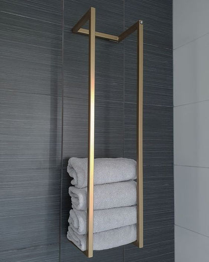 حامل مناشف - فولاذ - ذهبي - ST.TH.200.0010