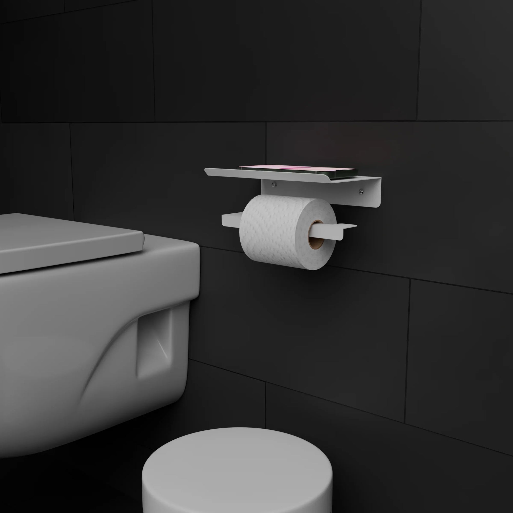 Paper Holder - Steel - Multi Color - 21×12.6×8.62 cm - Cataloug