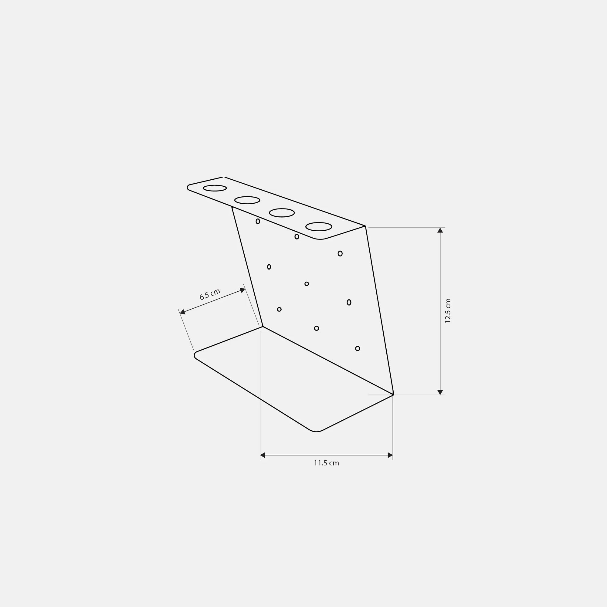 Holder - Steel - Multi Color - 12.5×6.5×12 cm - Cataloug