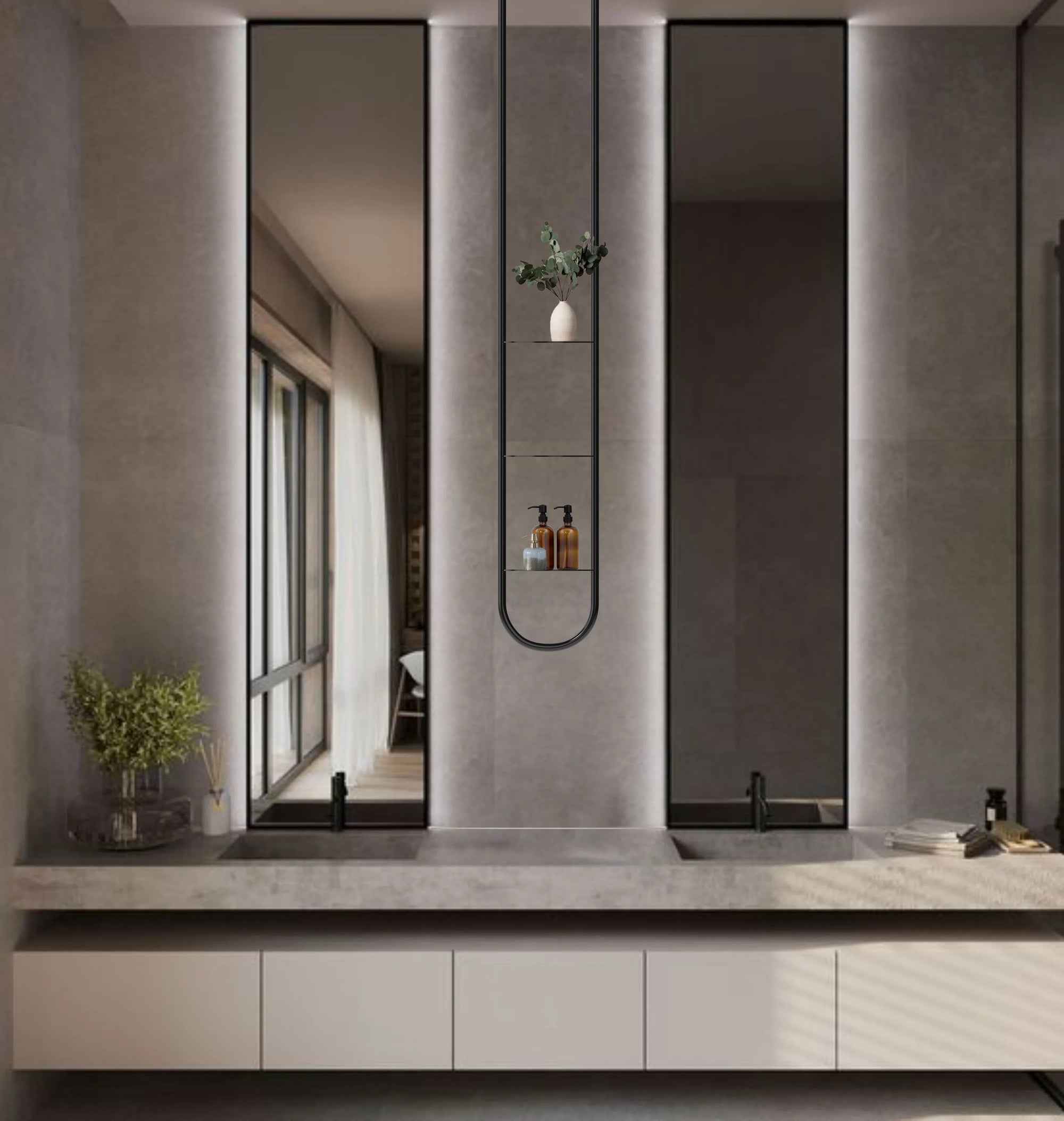 Shelf Set - Steel - Multi Color - 25×25×170 cm - Cataloug