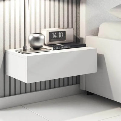 Hanging Commode - MDF Wood - White - 60x30x15 cm