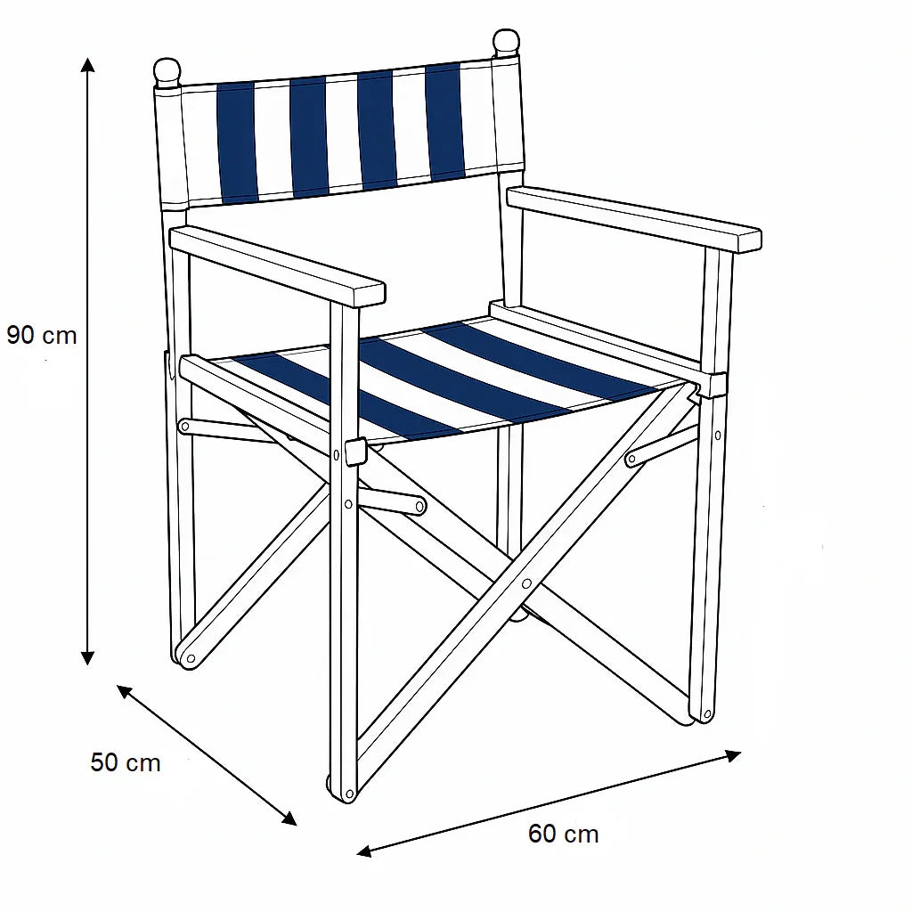 Beach Chair - Beech Wood - Multi Color - 60×50×90 cm - Cataloug