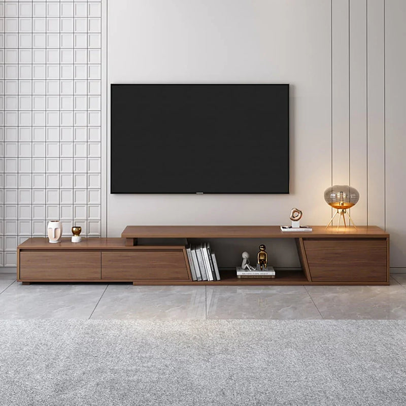 TV Unit - MDF Wood - Brown - 180x40x40 cm - Cataloug