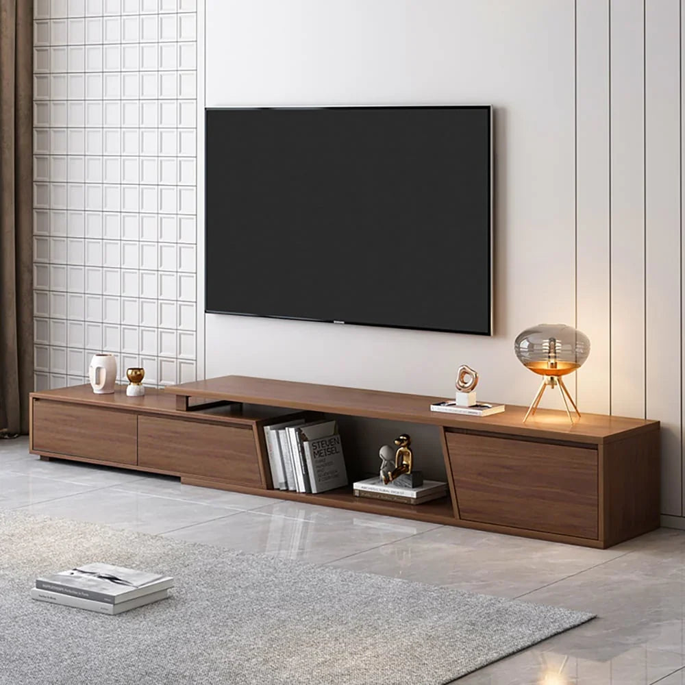 TV Unit - MDF Wood - Brown - 180x40x40 cm - Cataloug