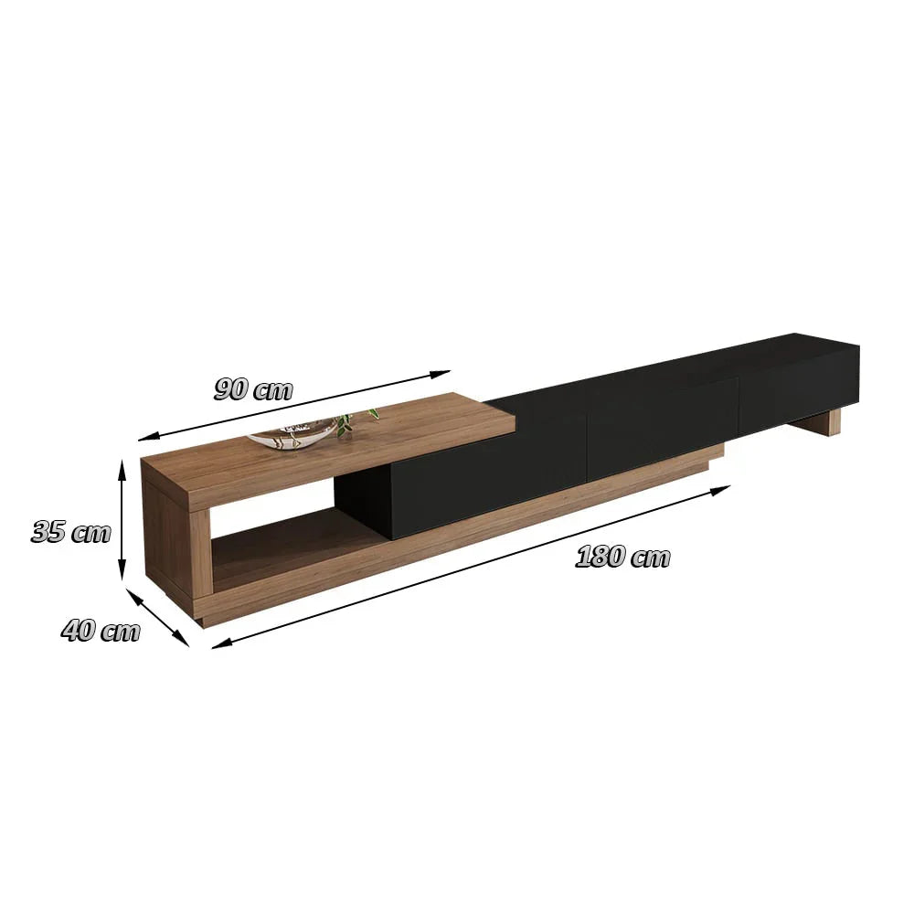 TV Unit - MDF Wood - Multi Color - 210x40x35 cm - Cataloug