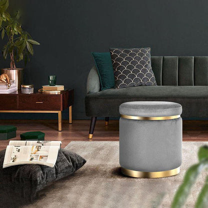 Pouf - Counter Wood - Multi Color - 38x45 cm