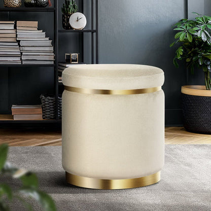 Pouf - Counter Wood - Multi Color - 38x45 cm
