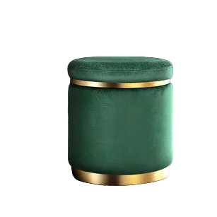 Pouf - Counter Wood - Multi Color - 38x45 cm