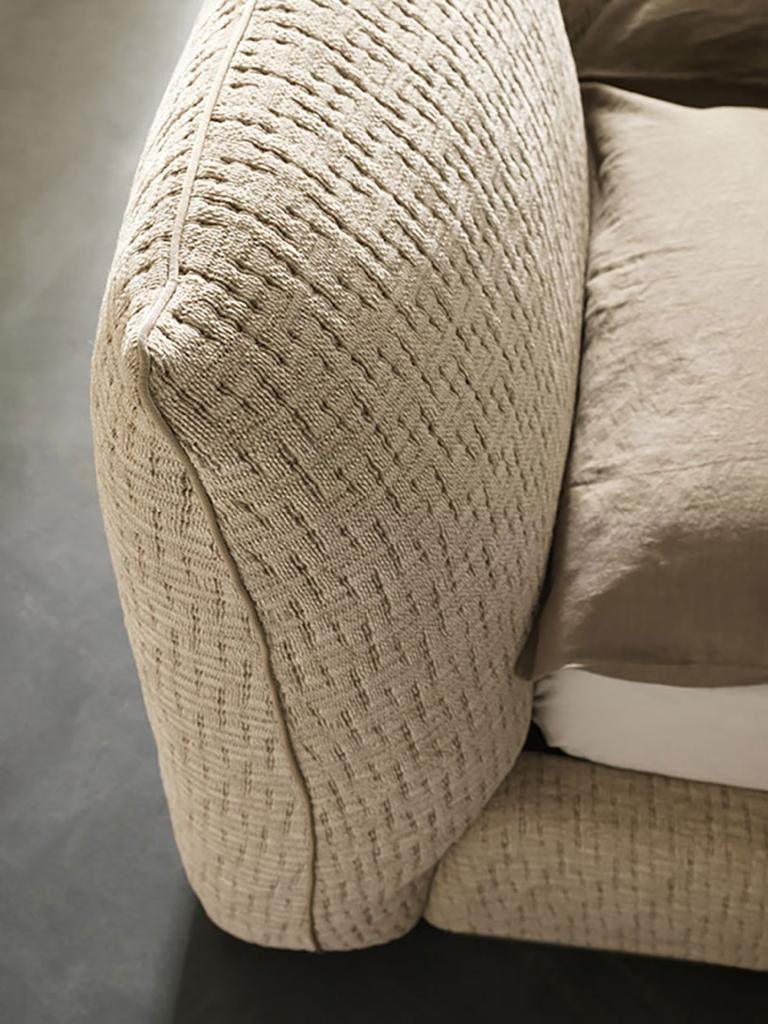 Bed - MDF - Linen - Beige - Cataloug