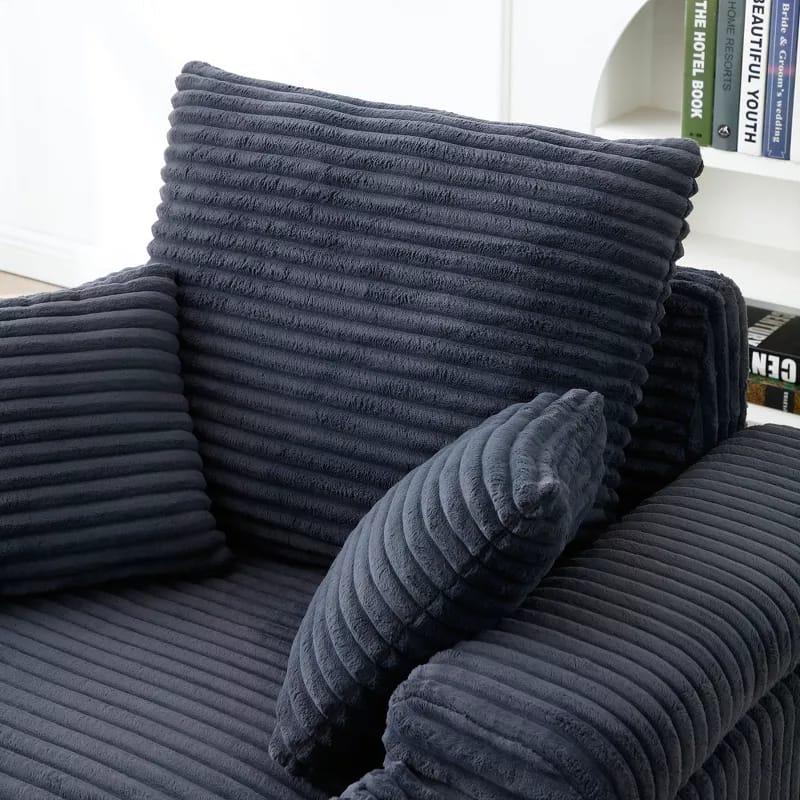 Armchair - Beech Wood - Velvet Fabric - 110x100x80 cm - Cataloug
