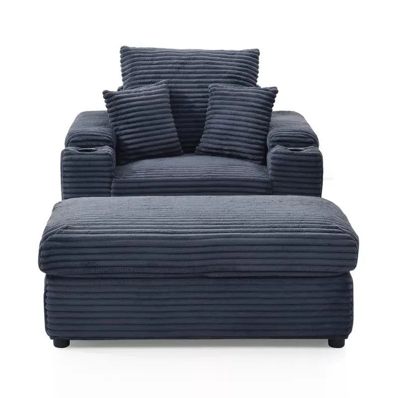 Armchair - Beech Wood - Velvet Fabric - 110x100x80 cm - Cataloug