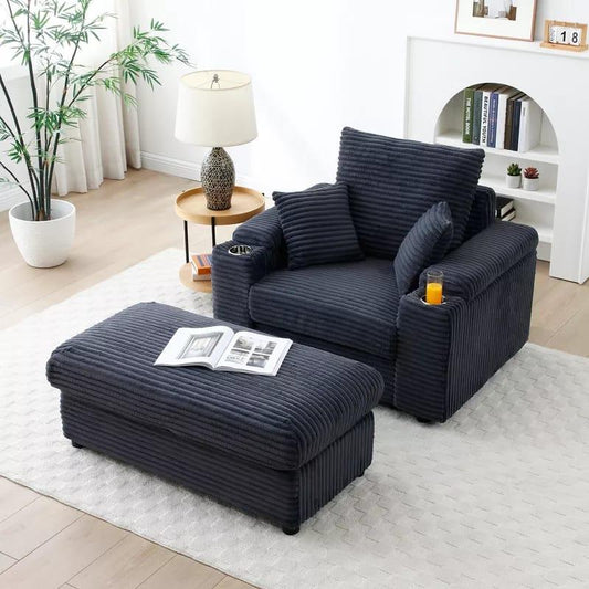 Armchair - Beech Wood - Velvet Fabric - 110x100x80 cm - Cataloug