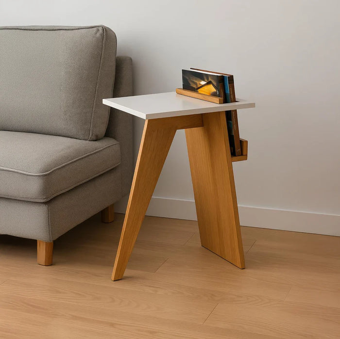 Side Table - MDF Wood - Multi Color - 40x30x58 cm