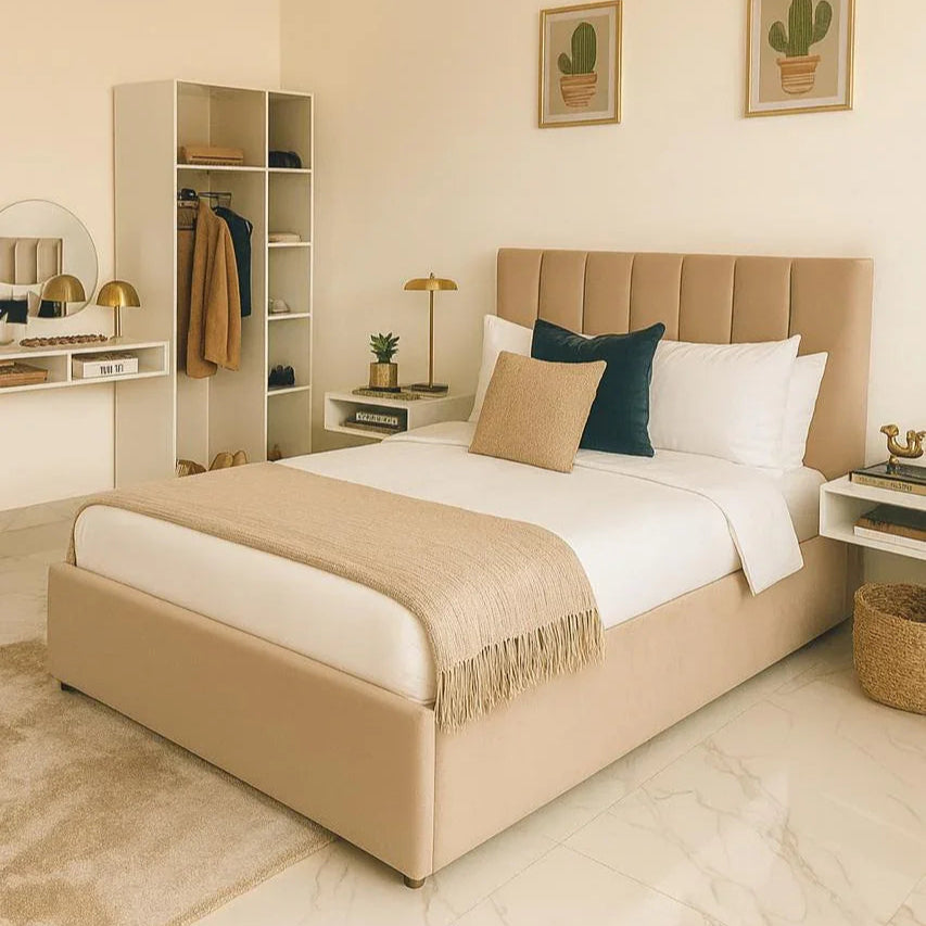 Full Bedroom - MDF  - White & Grey