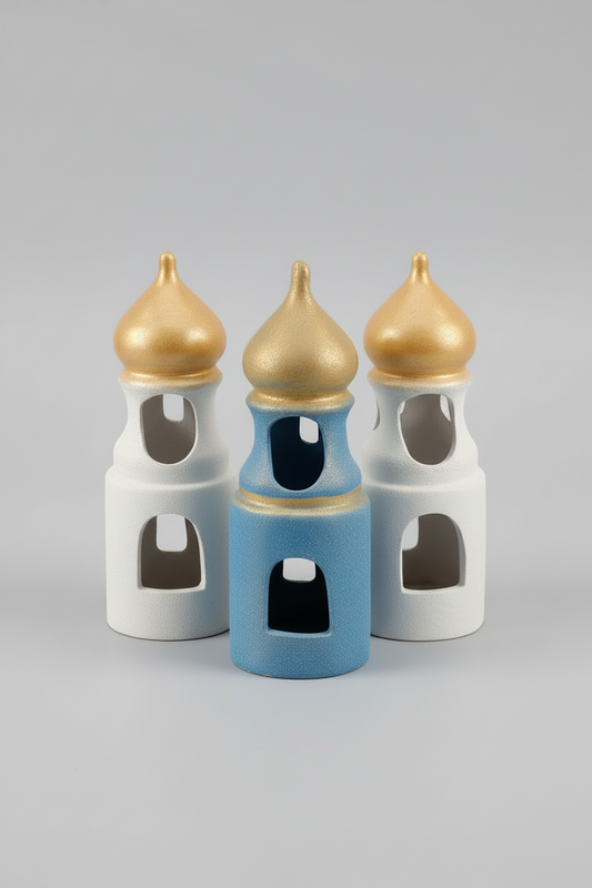 Decoration - Pottery - 3 Pieces - Multi Color