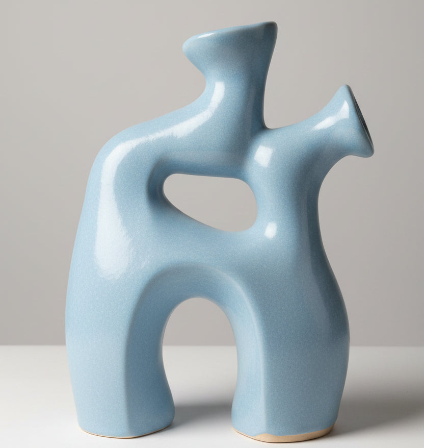 Vase - Pottery - Multi Color