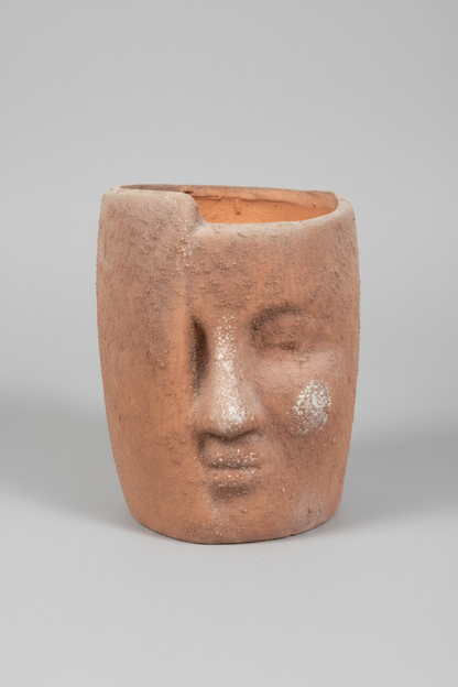 Vase - Pottery - Orange