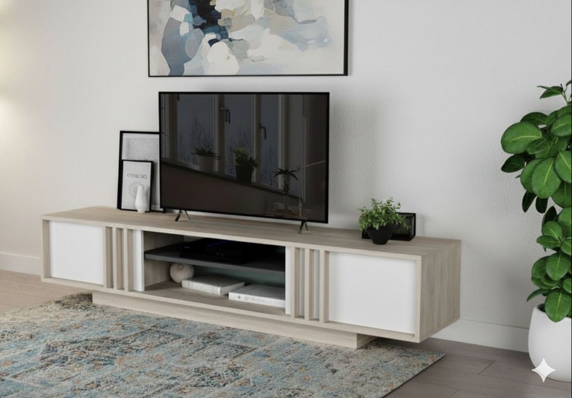 TV Unit - MDF Wood - Multi color - 180x45x35 cm
