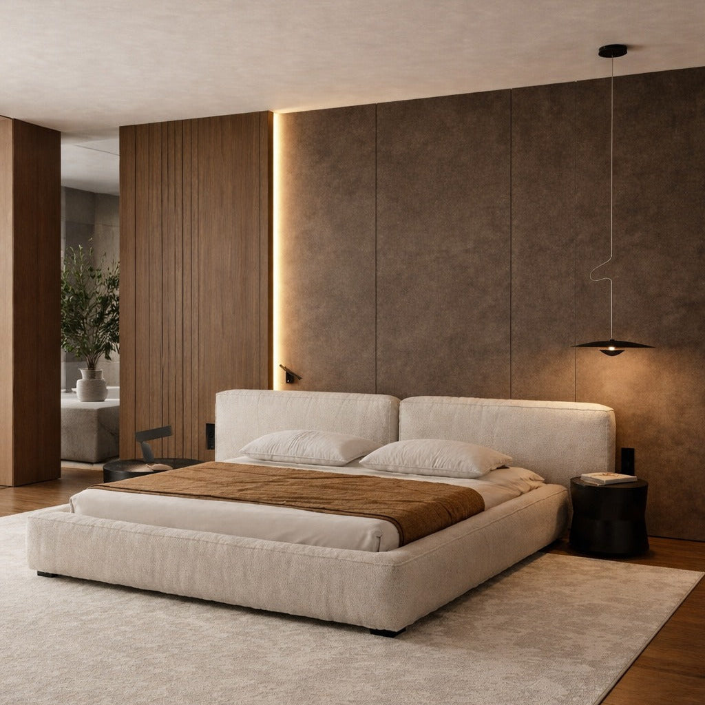 Bed - MDF Wood - White - Multi Size