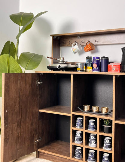 كوفي كورنر- خشب إم دي إف -متعدد الألوان - 120x40x130 سم