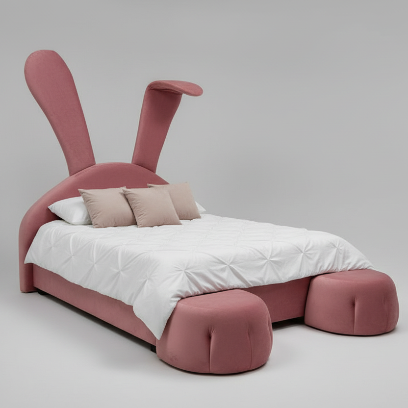 Bed -  Natural Wood - Multi Color - 260 x 160  cm