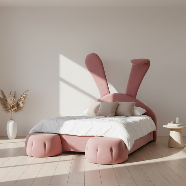 Bed -  Natural Wood - Multi Color - 260 x 160  cm