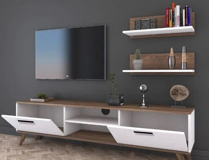 TV Unit - MDF Wood - Multi Color - 180x30x45 cm - Cataloug