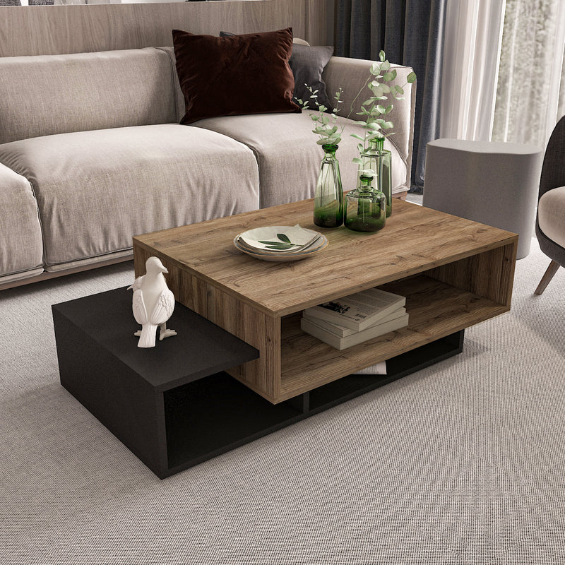 Coffee Table - MDF - Multi Color - 105x60x32 cm