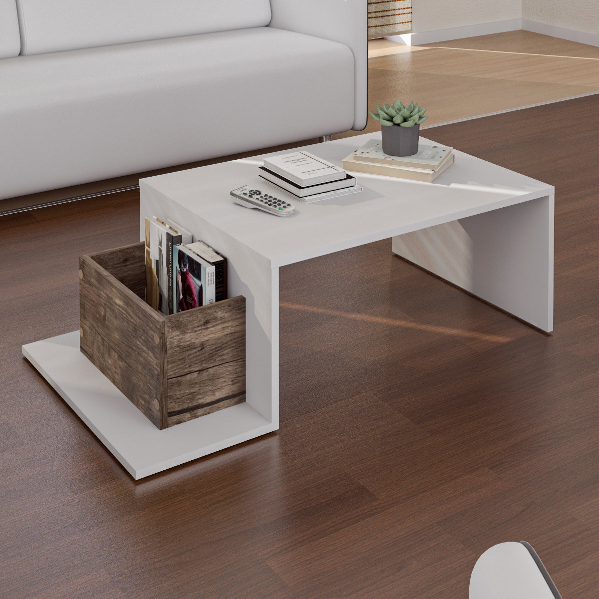 Coffee Table - MDF - Multi Color -108x60x35 cm