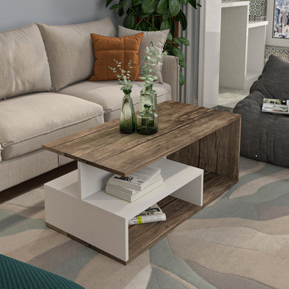Coffee Table - Multi Color - MDF - 100x50x40 cm