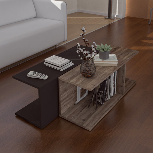 Coffee Table - MDF - Multi Color - 90x60x35 cm