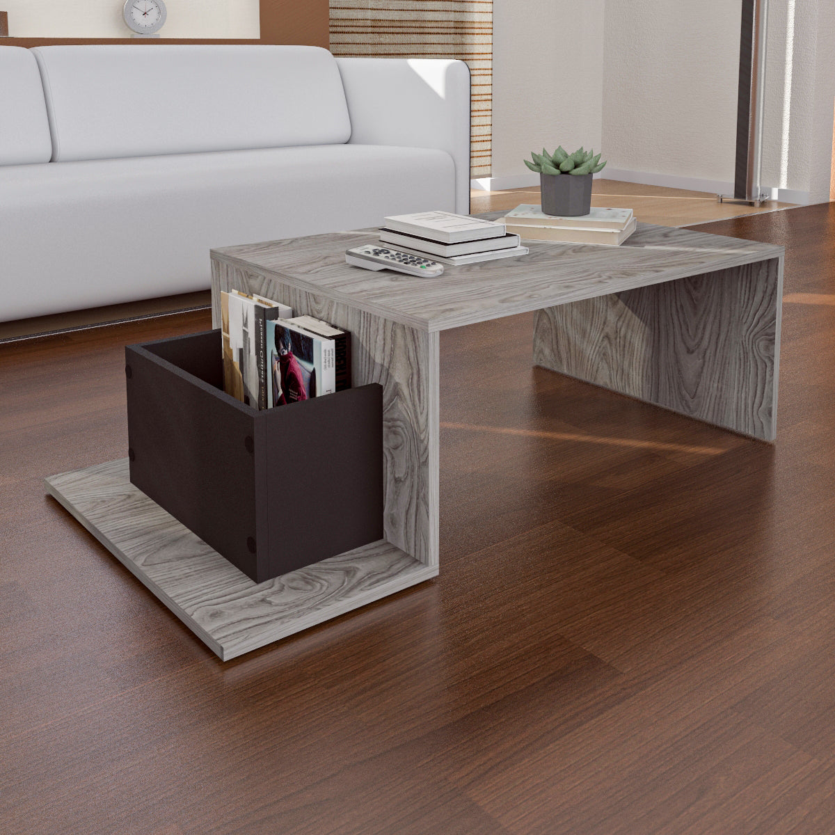 Coffee Table - Multi Color - MDF - 108x60x35 cm